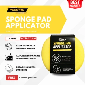 Busa Poles Motor Spons Busa Poles Mini Applicator Busa Poles Mobil Pad Pad Spons Bulat Spons Aplicator Aplikator